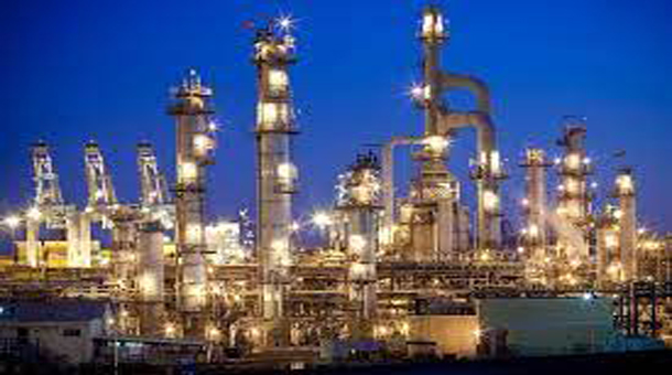 Petrochemical complex in operation
